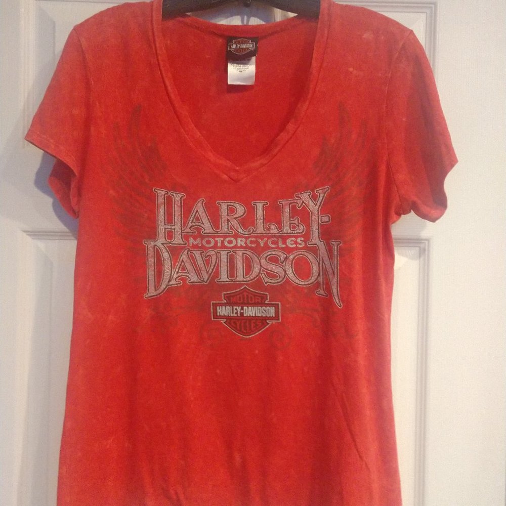 Harley Davidson Womens Short Sleeve Tshirt - Large